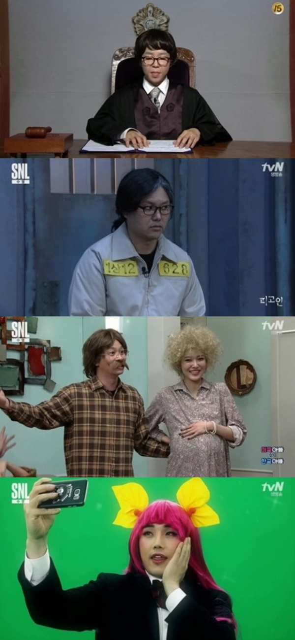 ▲25일 첫 방송된 'SNL'(사진=tvN 'SNL 코리아 시즌9' 캡처)