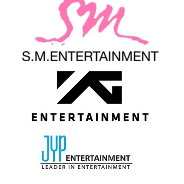 ▲SM·YG·JYP(출처=SM엔터테인먼트, YG엔터테인먼트, JYP엔터테인먼트)