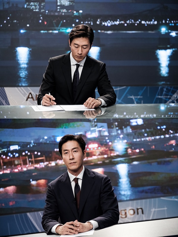 ▲‘아르곤’ 김백진 역의 배우 김주혁(사진=tvN)