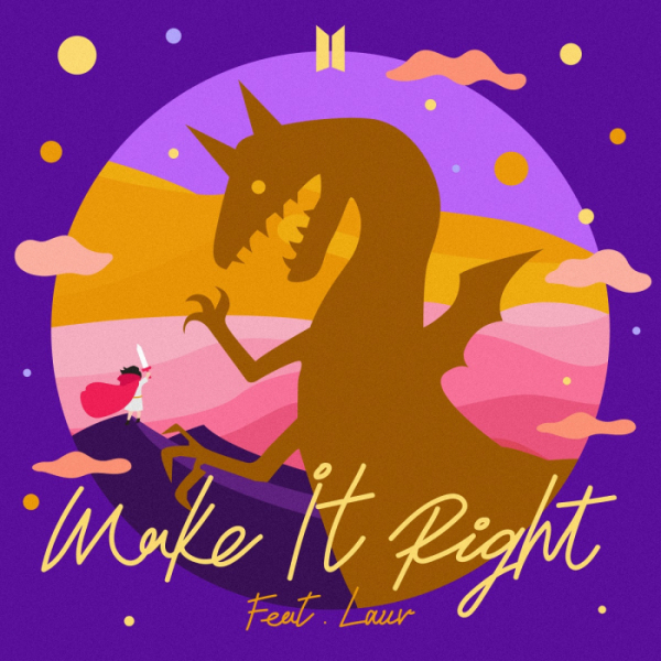 ▲방탄소년단 'Make It Right (feat. Lauv)' 디지털 커버(사진제공=빅히트엔터테인먼트)