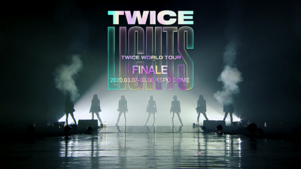 ▲트와이스 월드투어 피날레(사진제공='TWICE WORLD TOUR 'TWICELIGHTS' in Seoul 'Finale'' 영상 화면 캡처)
