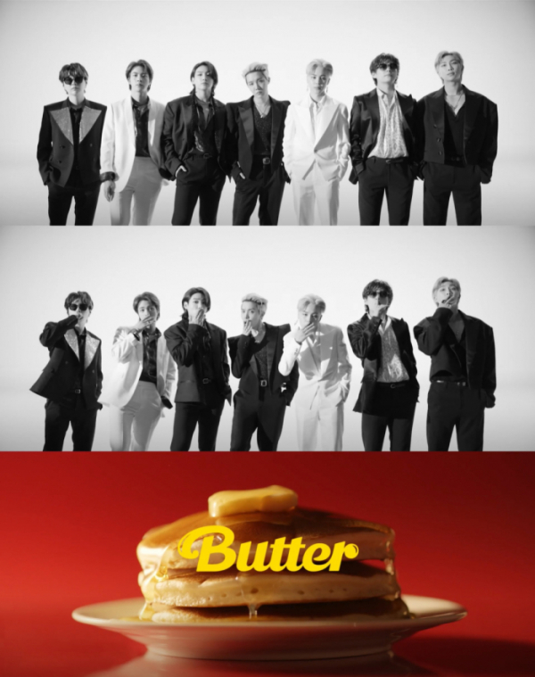 ▲방탄소년단 'Butter' 뮤직비디오 티저(사진제공=빅히트 엔터테인먼트)
