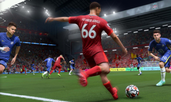 ▲EA가 출시한 FIFA22 게임 플레이 화면(사진=EA 홈페이지 캡처)