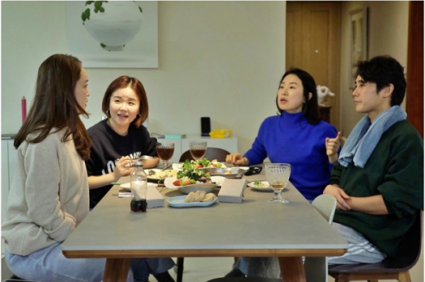 ▲'살림남2' 정태우, 와이프 장인희, 개그우먼 김효진, 전영미(사진제공=KBS2)