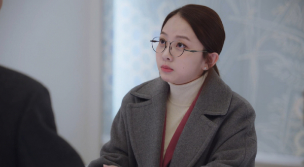 ▲'일타 스캔들' 이효원 역을 연기한 배우 이아진(사진=tvN 방송화면 캡처)