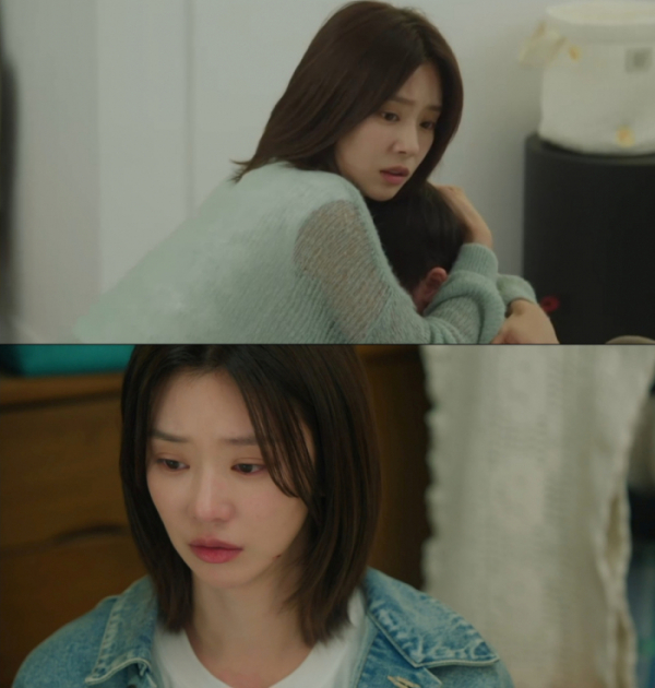 ▲'눈물의 여왕'에서 열연을 펼친 배우 이주빈(사진=tvN 방송화면 캡처)