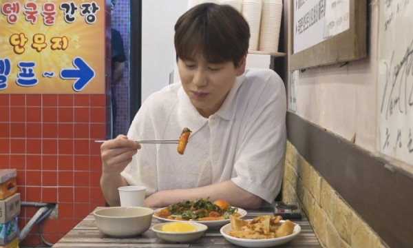 ▲규현 단골 떡볶이 가게(사진제공=MBC)