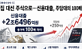 집 대신 주식으로…신용대출, 주담대의 100배 [빚내서 산다]
