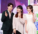 [BZ포토] 수호-김지현PD-지우, '우주의 별이' 봐주세요~