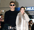 [BZ포토] 비-김태희 부부 허니문 출국에 인천공항이 들썩!