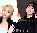 [BZ포토] 공민지-전소미, 불꽃튀는 걸그룹 미모 대결