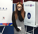 [BZ포토] 트와이스 나연, 투표 내용은 말할 수 없어요~