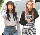 [BZ포토] 트와이스 지효-나연, 깜찍한 데칼코마니 포즈