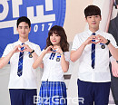 [BZ포토] 장동윤-김세정-김정현, '학교2017' 주인공 삼인방
