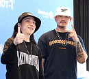 [BZ포토] 넉살-던밀스, 대세 래퍼 '둘이서 같이 왔어요~'