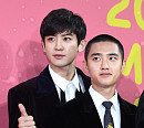 [BZ포토] 엑소 찬열-디오, '춥지 않게 꼭 붙어서'