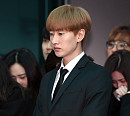 [BZ포토] '종현 발인' 슈퍼주니어 은혁, 침통한 표정