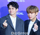 [BZ포토] 워너원 옹성우-박지훈, 수줍음 가득 손하트