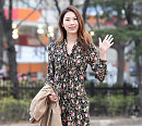 [BZ포토] 천단비, 꽃무늬 원피스 '봄향기 물씬~'