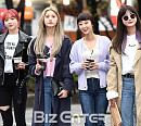 [BZ포토] EXID, '모닝커피 들고 뮤직뱅크 출근 완료'
