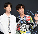 [BZ포토] 방탄소년단 지민-제이홉, 소리없는 비주얼 대결