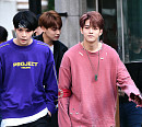 [BZ포토] 빅톤 임세준-정수빈, 출근길 가벼운 발걸음