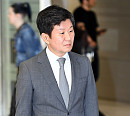 [BZ포토] 국가대표팀 격려차 해단식 참석한 정몽규 축구협회장