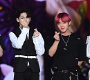 [BZ포토] 워너원 옹성우-박지훈, '하트 왕자'
