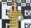 [BZ포토] 클라라, 아무나 소화할 수 없는 체크 원피스