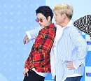 [BZ포토] 슈퍼주니어 김희철-신동, '호흡 척척 환상의 콤비'