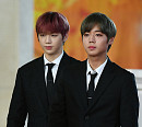 [BZ포토] 워너원 강다니엘-박지훈, 빨간머리 옆에 초록머리