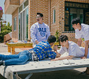 임성진 나이 11살 형 조준호와 설거지 당번 위한 팔씨름 대결(노는 브로)