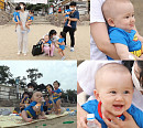 사유리X젠, '슈퍼맨이 돌아왔다' 네 쌍둥이(넷둥이)와 바다 촬영지 여행
