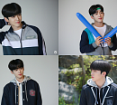 위아이 김요한, 학생복 비하인드 컷 공개 '청량 소년美'