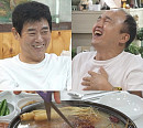 '나혼자산다' 김광규, 송도 집 근처 누룽지 삼계탕 백숙 맛집 식당 방문…성동일ㆍ신승환과 나이 차이 무색한 소개팅 수다