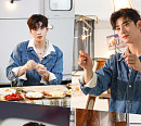 차은우, 심쿵 유발하는 비하인드 컷 공개 '로맨틱 그 자체'