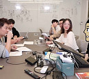 전현무, '신병' 원작자 장삐쭈 스튜디오 방문…소속사 '메타코미디' 정영준 대표 동행
