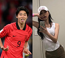 모델 지민주, '월드컵 스타' 조규성 여자친구? 소속사 열애설 부인