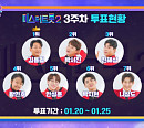 '미스터트롯2' 투표하기 3주차 순위 결과, 김용필 첫 1위…박서진ㆍ진해성과 톱3