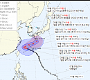 6호 태풍 카눈 예상 이동 경로…일본ㆍ한국 통과 가능성은?
