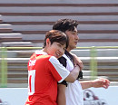 '뭉쳐야 찬다 시즌3' 김재환, 7월 군대 입대 전 부산 용당FC 경기…군대 입대 전 팬들과 특별한 추억