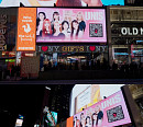 유니스, 美 타임스퀘어 대형 전광판 장식 "글로벌 팬덤 자랑"