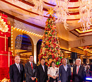 솔레어리조트, 트리 점등식…크리스마스 시즌 개막