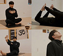 김재환, 브이로그 오픈…의외의 유연함 발견한 요가 도전기