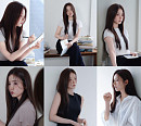 신세경, 패션 화보 비하인드 컷…지적이고 단아한 아우라