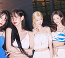 프로미스나인, 블루·화이트로 연출한 청량 서머 무드
