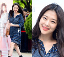 [BZ포토] 설리, 명동 일대 '예쁨주의보' 발령!