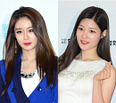 [BZ포토] '치명' 지연VS'청순' 채연, 소속사 선후배 미모 대결