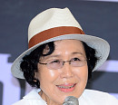 [BZ포토] 박정자, "요즘 너무 행복해요"