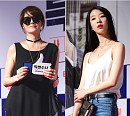 [BZ포토] 같은 이름, 다른 민소매…김선아VS김선아, 여름 시사회 패션